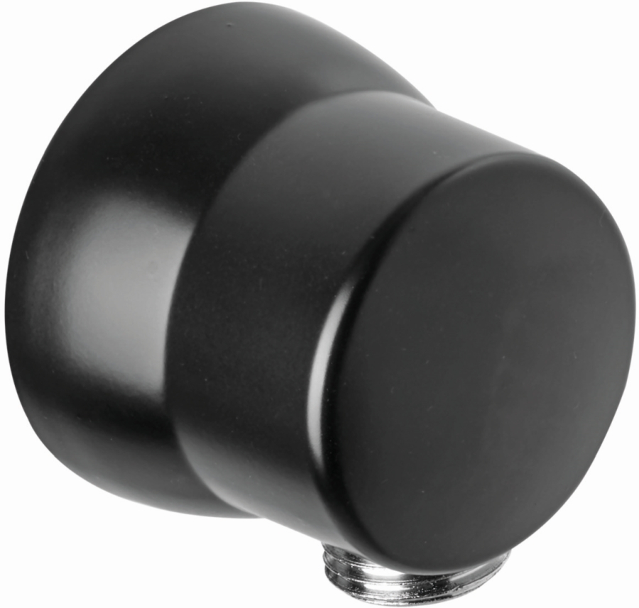 Kludi Sirena codo de conexión a pared negro 6306139-00