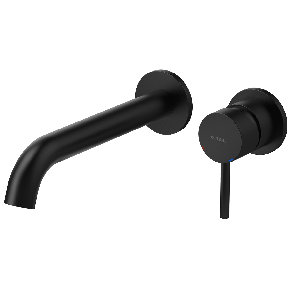 Oltens Molle grifo para lavabo empotrado negro mate 32600300