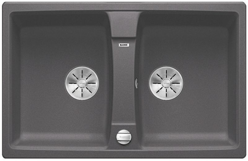 Blanco Lexa 8 fregadero de granito 78x50 cm gris/grafito/ónix 524951