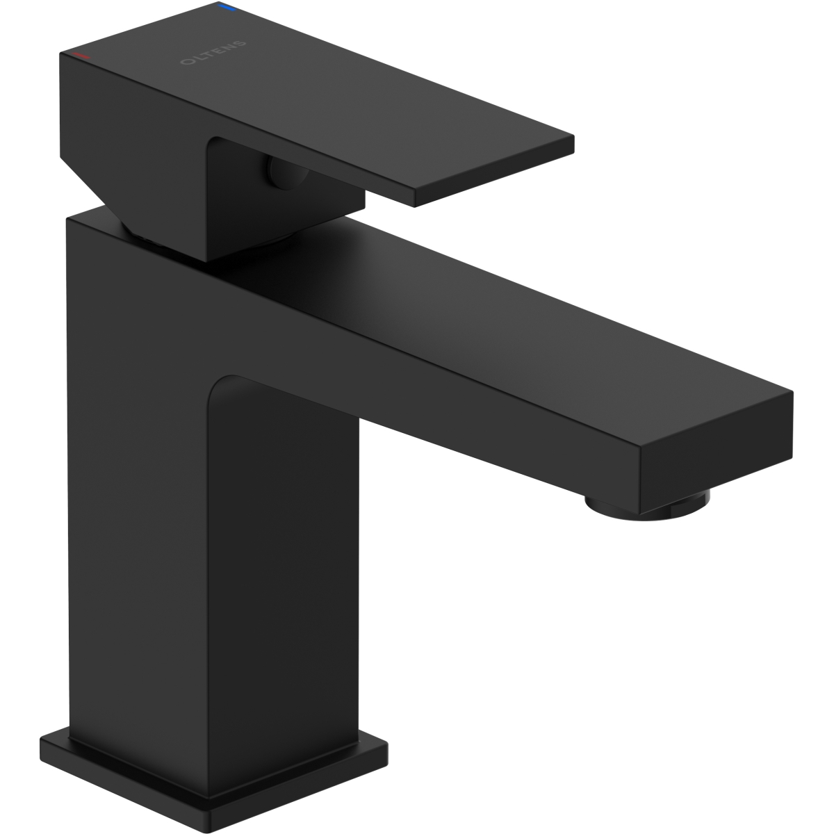 Oltens Gota grifo para lavabo de pie negro mate 32201300