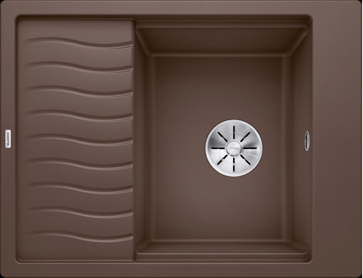Blanco Elon 45 S fregadero de granito 65x50 cm marrón 524833