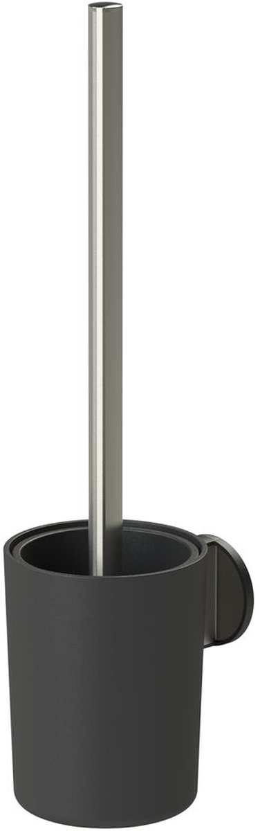 Tiger Tune escobilla de baño pegado negro-acero 13273.3.09.46