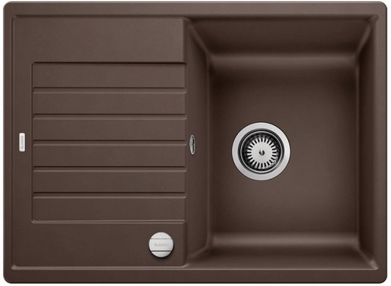 Blanco Zia 45 S Compact fregadero de granito 68x50 cm marrón 524720