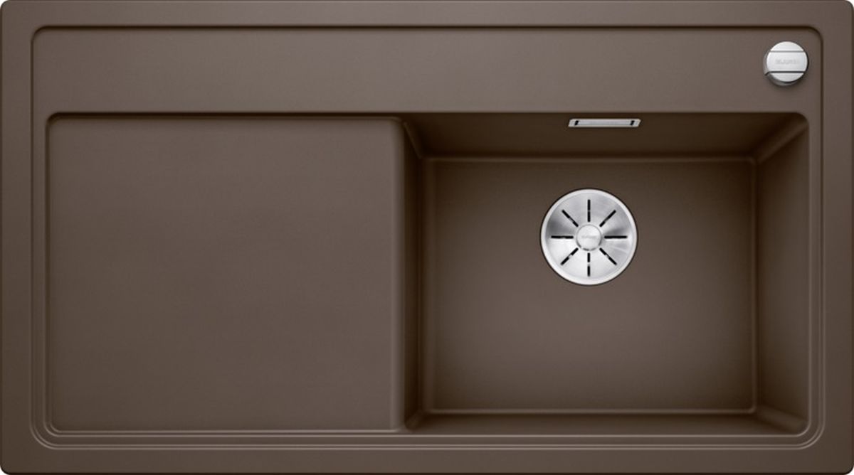 Blanco Zenar 5 S fregadero de granito 91.5x51 cm marrón 523943