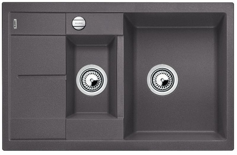 Blanco Metra 6 S Compact fregadero de granito 78x50 cm gris/grafito/ónix 518876