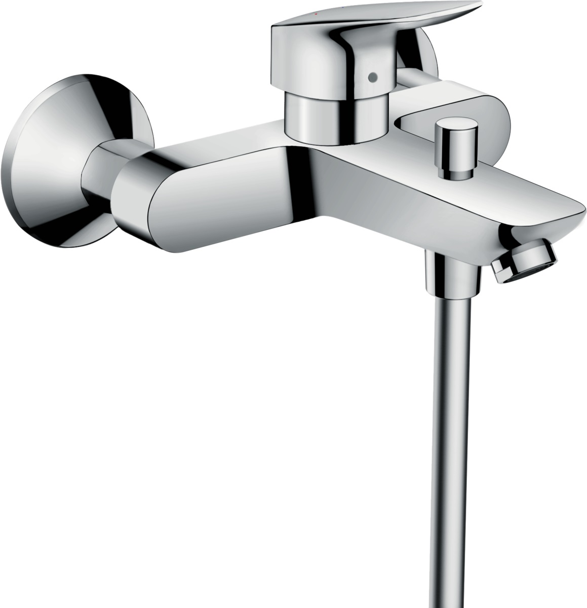 Hansgrohe Logis grifo de bañera y ducha a pared cromo 71401000