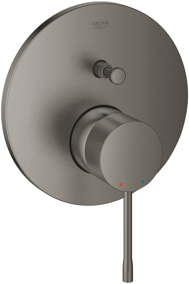 Grohe Essence grifo de bañera y ducha empotrado Brushed Hard Graphite 24058AL1