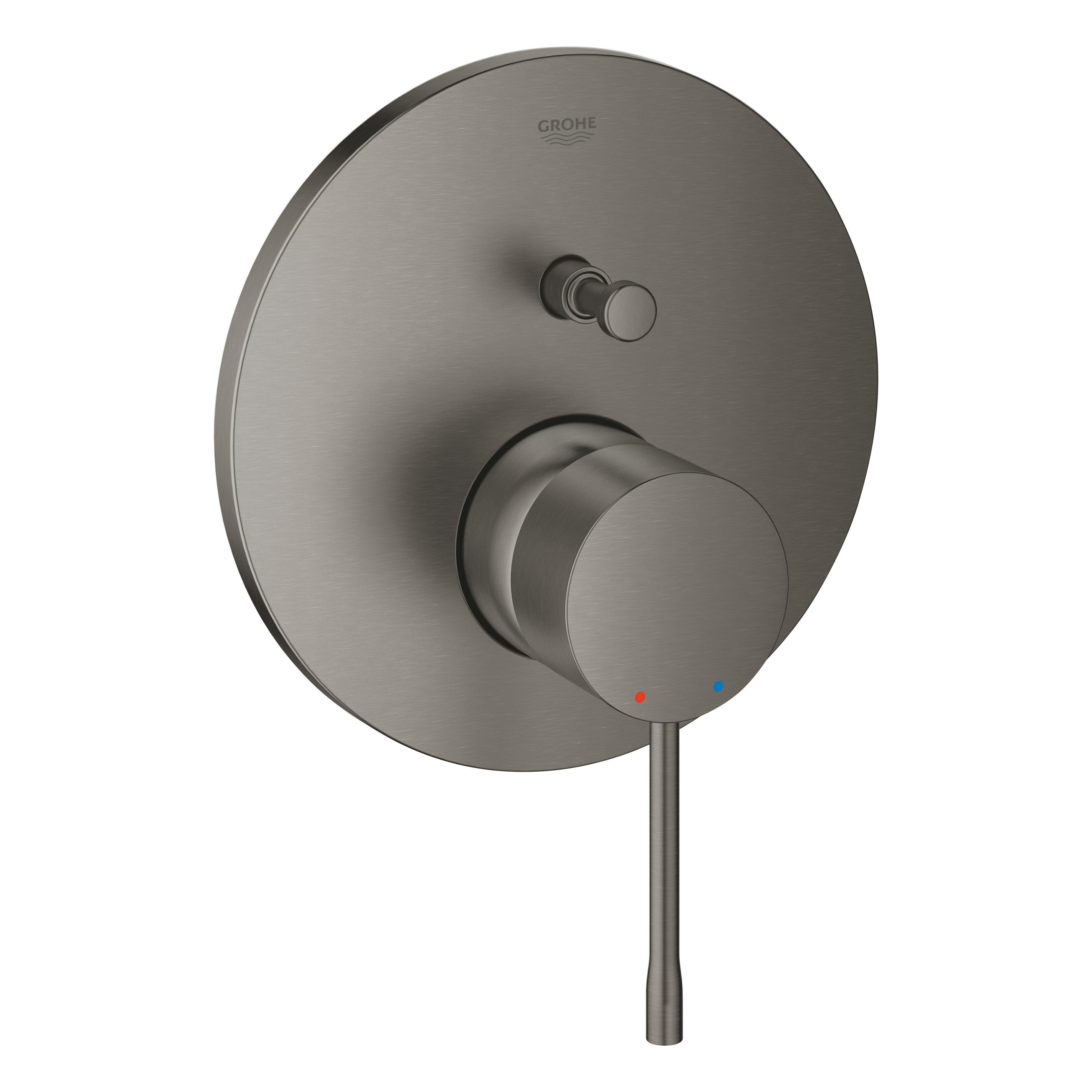 Grohe Essence grifo de bañera y ducha empotrado Brushed Hard Graphite 24058AL1