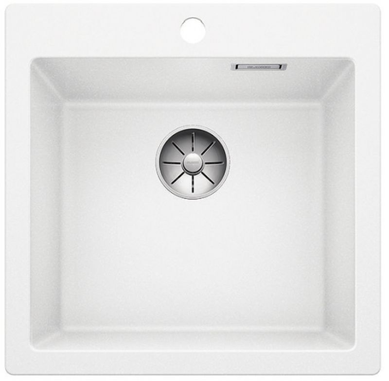 Blanco Pleon 5 fregadero de granito 51.5x51 cm blanco 521672