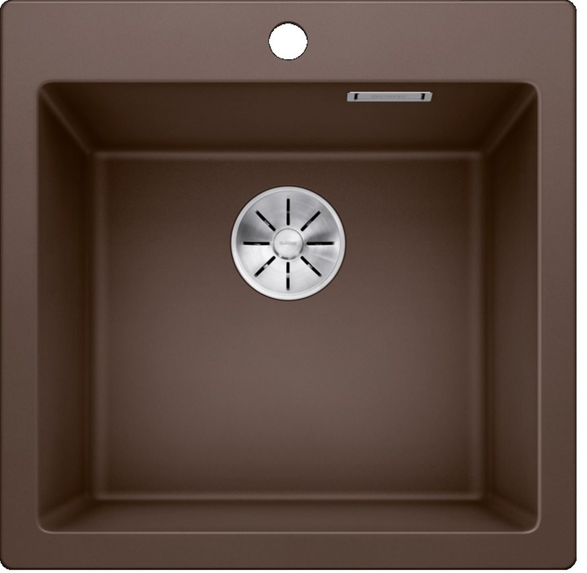 Blanco Pleon 5 fregadero de granito 51.5x51 cm marrón 521677