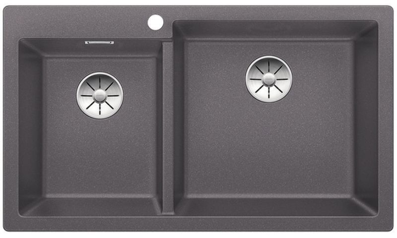 Blanco Pleon 9 fregadero de granito 86x50 cm gris/grafito/ónix 523058