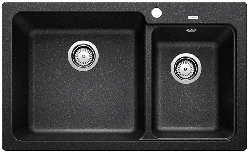 Blanco Naya 8 fregadero de granito 81.5x50 cm antracita 519646