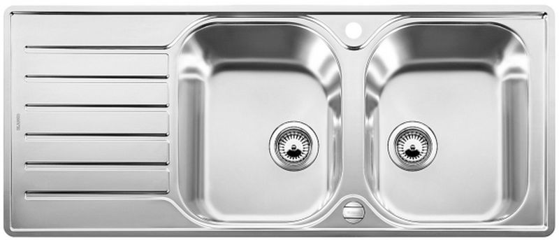 Blanco Lantos 8 S-IF Compact fregadero de acero 116x50 cm acero 519713