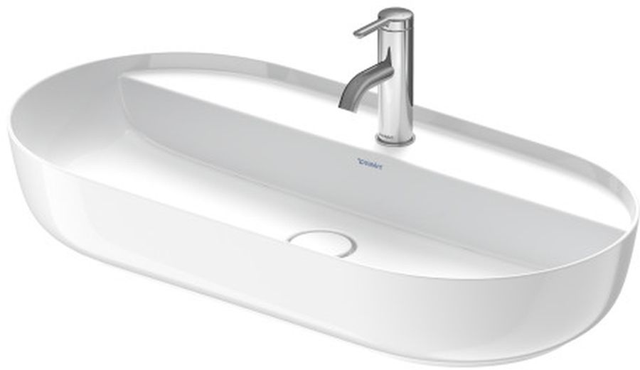 Duravit Luv lavabo 80x40 cm oval sobre encimera 0380802600