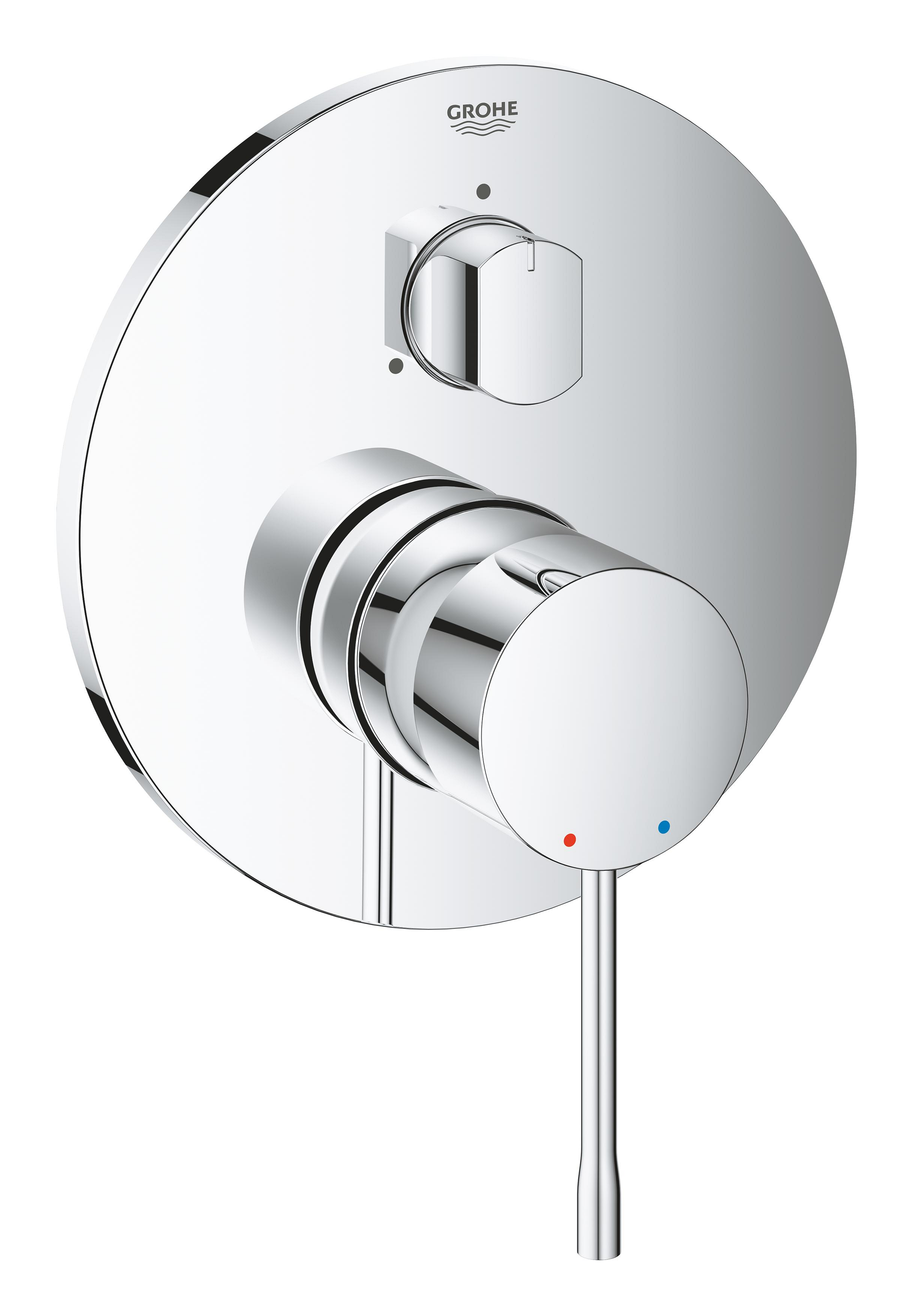 Grohe Essence grifo de bañera y ducha empotrado StarLight Chrome 24092001