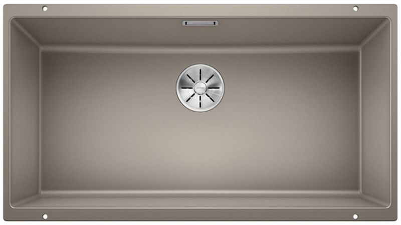 Blanco Subline 800-U fregadero de granito 80x40 cm marrón 523148