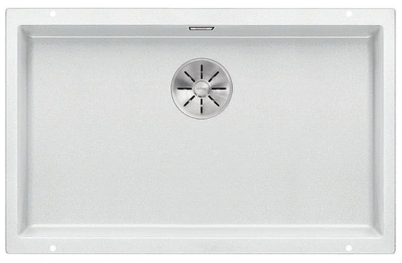 Blanco Subline 700-U fregadero de granito 70x40 cm blanco 523446