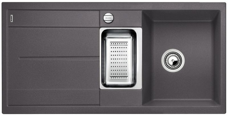 Blanco Metra 6 S fregadero de granito 100x50 cm gris/grafito/ónix 518877