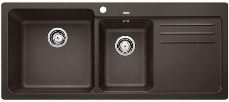 Blanco Naya 8 S fregadero de granito 116x50 cm marrón 519661