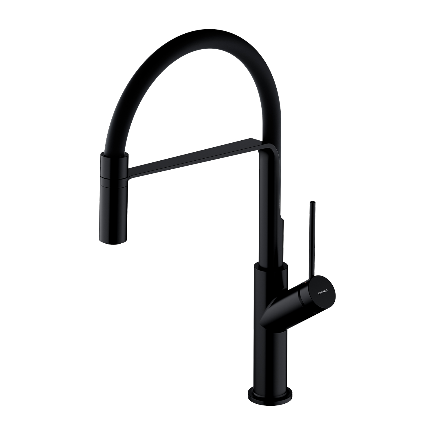Omnires Vita grifo de cocina de pie negro VI6350BLBL
