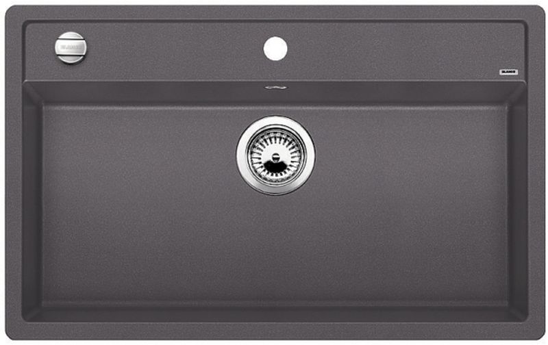 Blanco Dalago 8 fregadero de granito 81.5x51 cm gris/grafito/ónix 518852