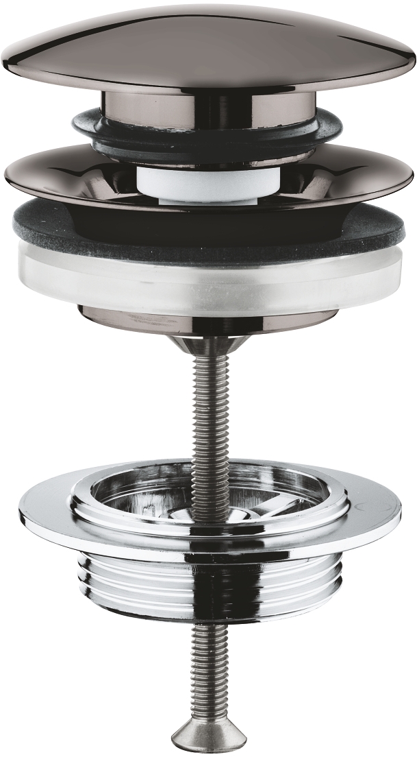 Grohe tapón para lavabo Hard Graphite 65807A00