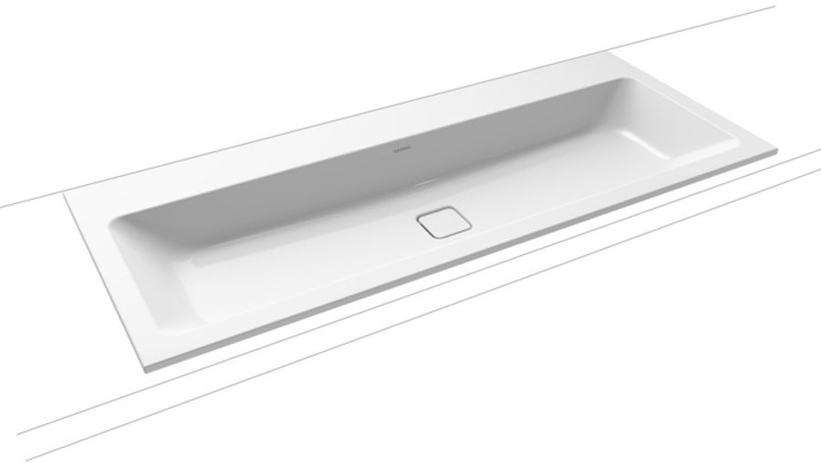 Kaldewei Cono lavabo 120x50 cm rectangular empotrado blanco 901806043001