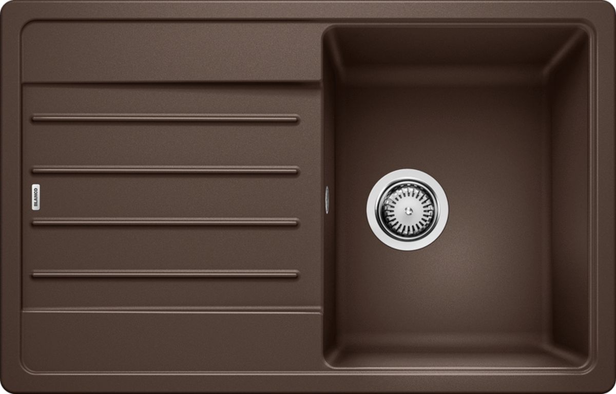 Blanco Legra 45 S fregadero de granito 78x50 cm marrón 522206