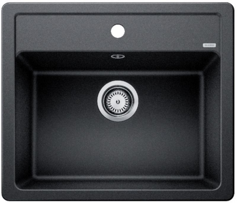 Blanco Legra 6 fregadero de granito 58.5x50 cm antracita 523332