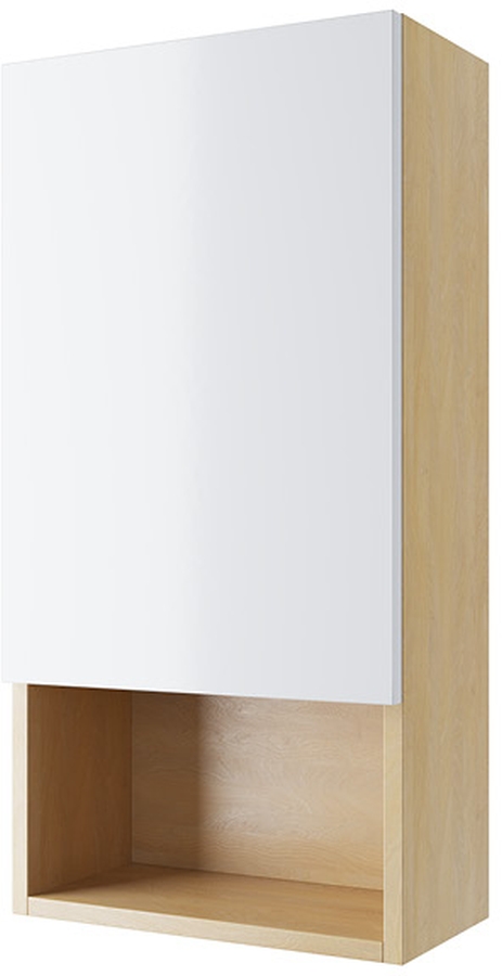 Excellent Tuto armario 40x21.8x80 cm suspendido, lateral blanco-roble MLEX.0107.400.BLWH