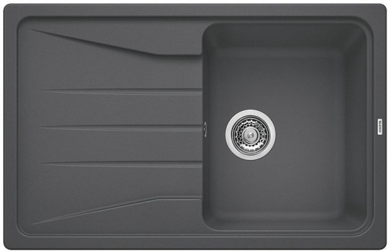 Blanco Sona 45 S fregadero de granito 78x50 cm gris/grafito/ónix 519663