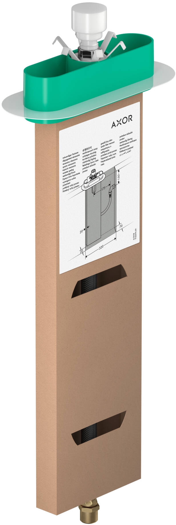 Axor Edge elemento para instalación en bañera 15490180