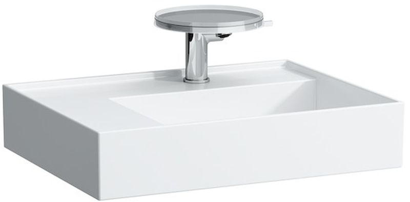 Laufen Kartell lavabo 60x46 cm rectangular clásico blanco brillante H8103350001121