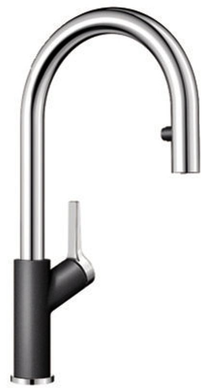 Blanco Carena-S Vario grifo de cocina de pie cromo-antracita 521358