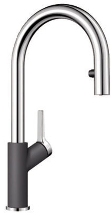 Blanco Carena-S Vario grifo de cocina de pie cromo-grafito/gris 521359