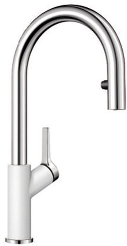 Blanco Carena-S Vario grifo de cocina de pie cromo-blanco 521368