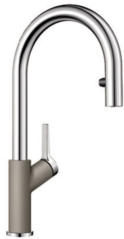 Blanco Carena-S Vario grifo de cocina de pie cromo-marrón 521376