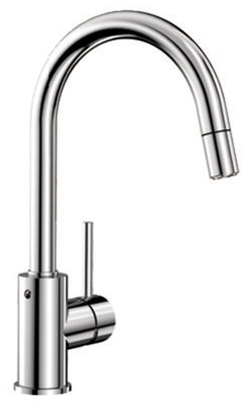 Blanco Mida-S grifo de cocina de pie cromo 521454