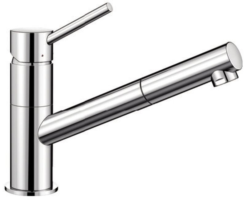 Blanco Kano-S grifo de cocina de pie cromo 521503