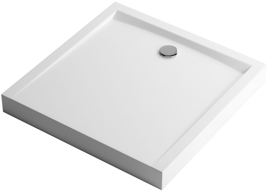 Excellent Forma plato de ducha cuadrado 80x80 cm blanco BREX.FOR08WHC