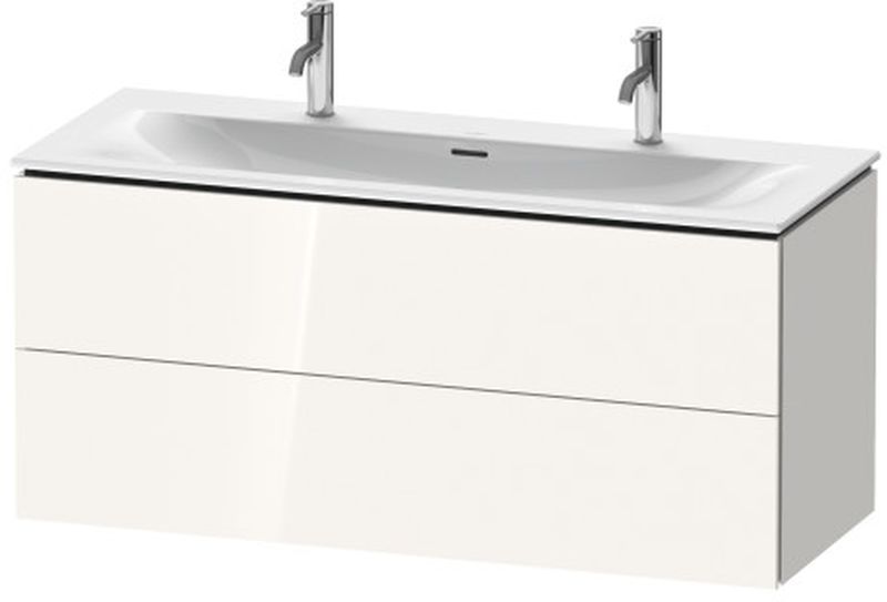 Duravit L-Cube armario 122x48.1x55 cm suspendido, para lavabo blanco LC630902222