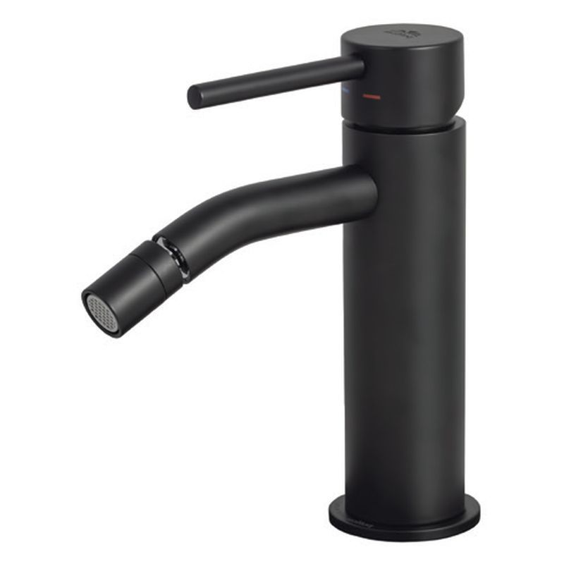 Paffoni Light grifo para bidé de pie negro LIG131NO