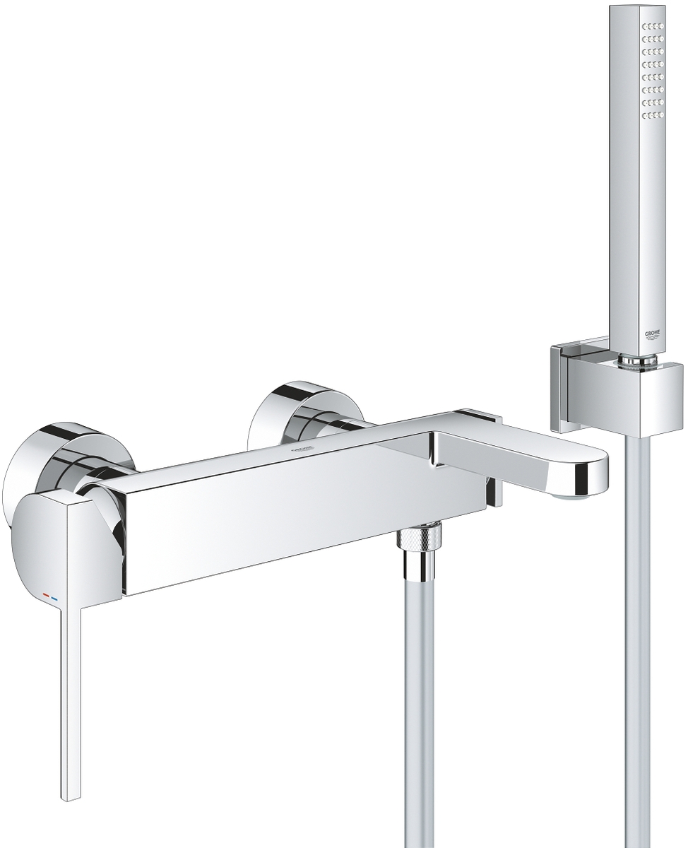 Grohe Plus grifo de bañera y ducha a pared StarLight Chrome 33547003