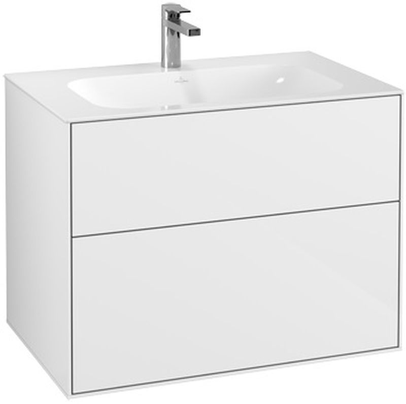 Villeroy & Boch Finion armario 79.6x49.8x59.1 cm suspendido, para lavabo blanco F01000GF