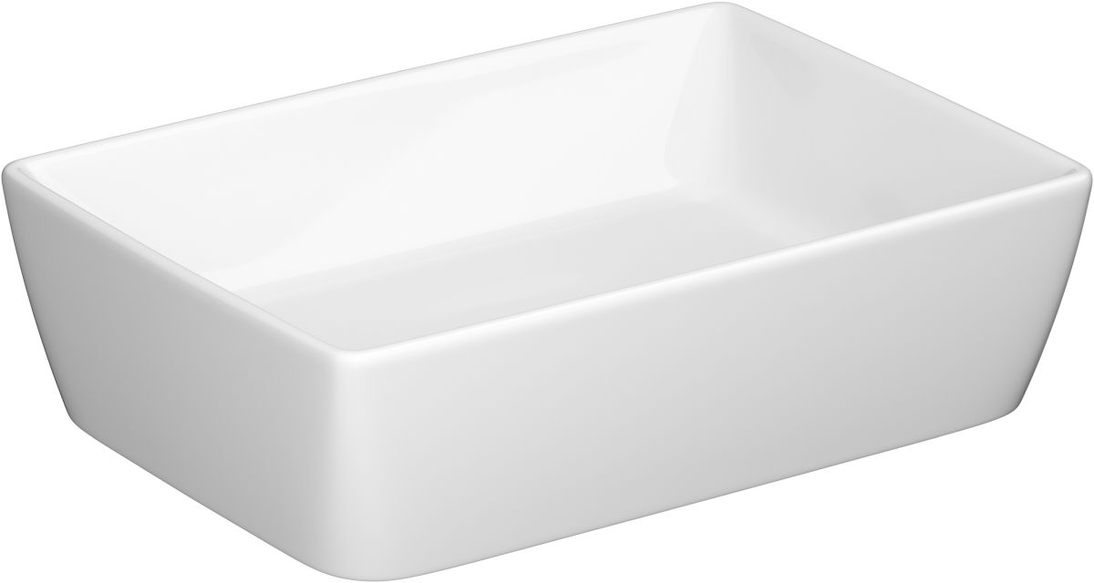 Cersanit City lavabo 50.5x35.5 cm rectangular sobre encimera blanco K35-048