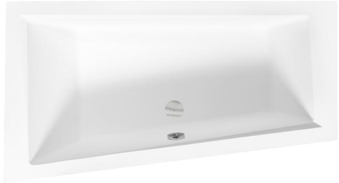 Besco Intima bañera de esquina 150x85 cm izquierda blanco #WAIT-150-NL