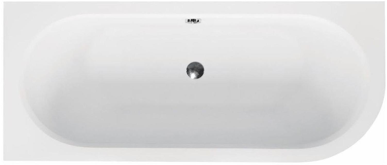 Besco Avita bañera esquinera slim 180x80 cm izquierda blanco #WAV-180-NLS