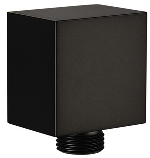 Blue Water codo de conexión a pared negro BW-PKK.21CZARNYMAT