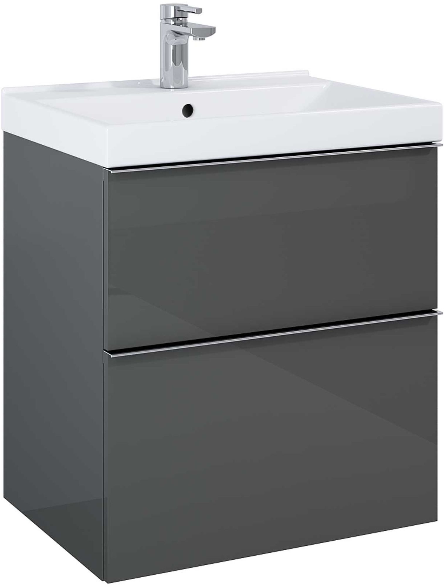 Elita Look armario 60x44.9x63.5 cm suspendido, para lavabo antracita RE010601026610
