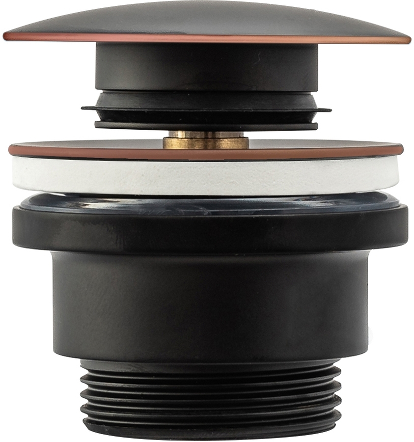 Rea Old Black tapón para lavabo negro REA-A5218